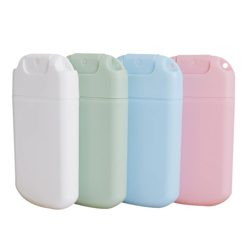 20ml Reusable Alcohol Card Spray Bottle 30ml Hand Sanitizer Perfume Refill Bottle Portable Cosmetic Empty Bottle