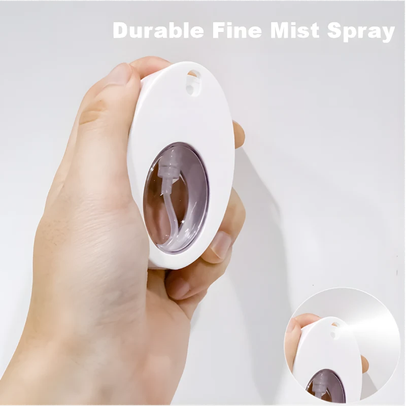 1OZ Oval Shape Plastic Spray Pump Bottles 30ml Fancy Pocket Sized Perfume Bottles