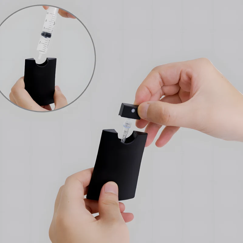 20ML Custom Empty Colorful Perfume Sprayer Packaging 25ML Portable Small Traveling Refillable Spray Mini Plastic Perfume Bottle