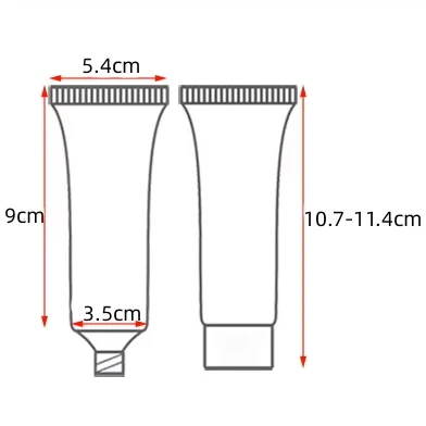 50ml Purple Matte Soft Plastic Makeup Tube Custom Logo for Facial Cleanser Skin Care Sunscreen Face Care Cosmetic