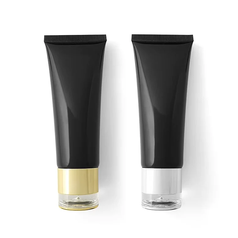 100ml PE Cosmetic Tube with Water Droplet Cap Soft Pattern Facial Cleanser Sunscreen Eye Cream Shampoo Bottle Dispensing
