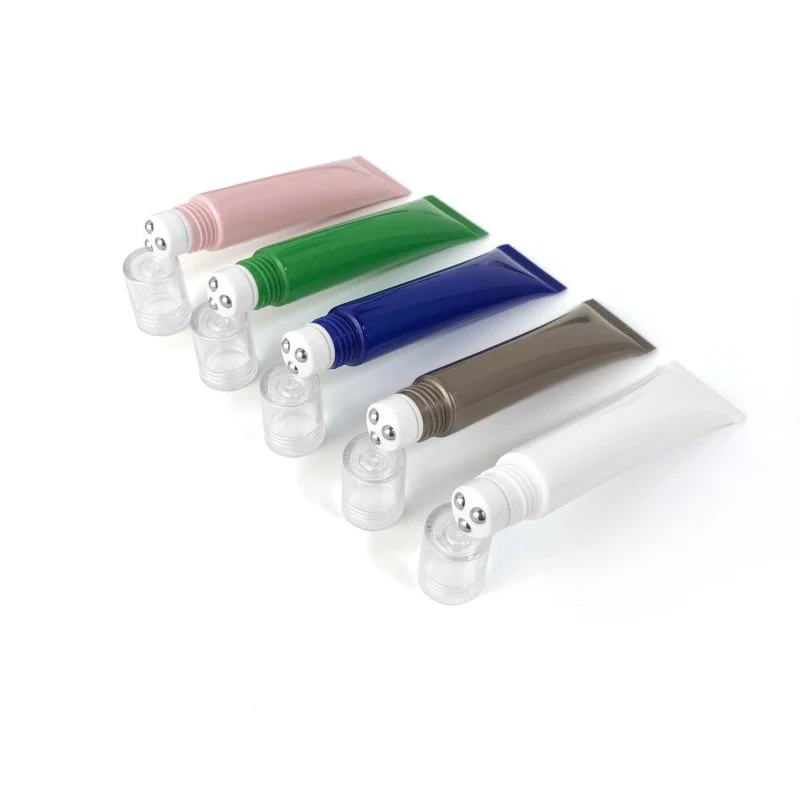 Wholesale 15/20/30g Three Ball Massage Eye Cream Tubes Soft Cosmetic Plastic Container Packaging