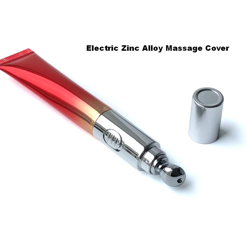 20g Empty Cosmetic Packaging Eye Cream Lotion Squeeze Tube with Ball Roller Laminated Vibrating Applicator Massage Tubes