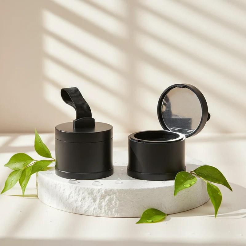 Wholesale Empty Custom Plastic Hairline Shadow Powder Makeup Packaging Case Container 4G