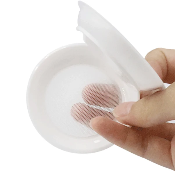 Free Sample Reusable 15g Plastic Cosmetic Jar with Screw Top for Loose Powder Honey Powder Blusher Talcum Powder